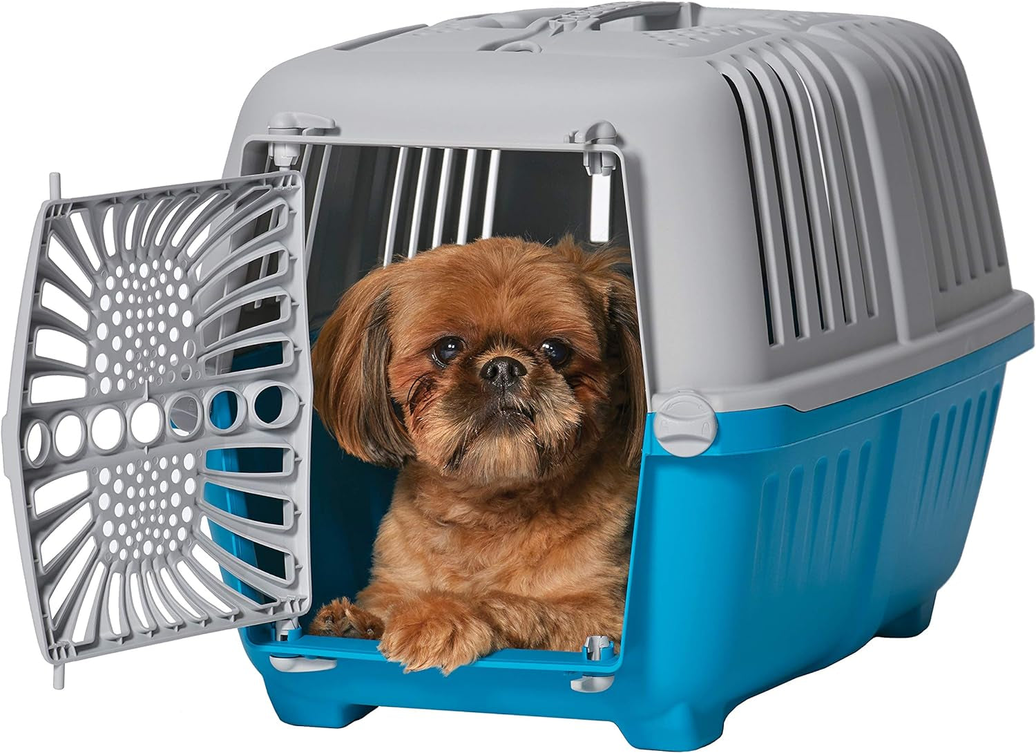 Midwest Homes for Pets Spree Travel Pet Carrier | Hard-Sided Pet Kennel Ideal for XS Dog Breeds, Small Cats & Small Animals | Dog Carrier Measures 22.3L X 14.2 W X 15H - Inches