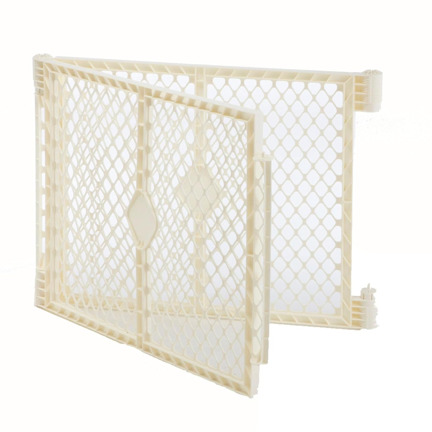 Toddleroo by North States Superyard Ultimate 2 Panel Extension, Made in USA: Increases Play Space up to 34.4 Sq. Ft. (Adds 64", Ivory)