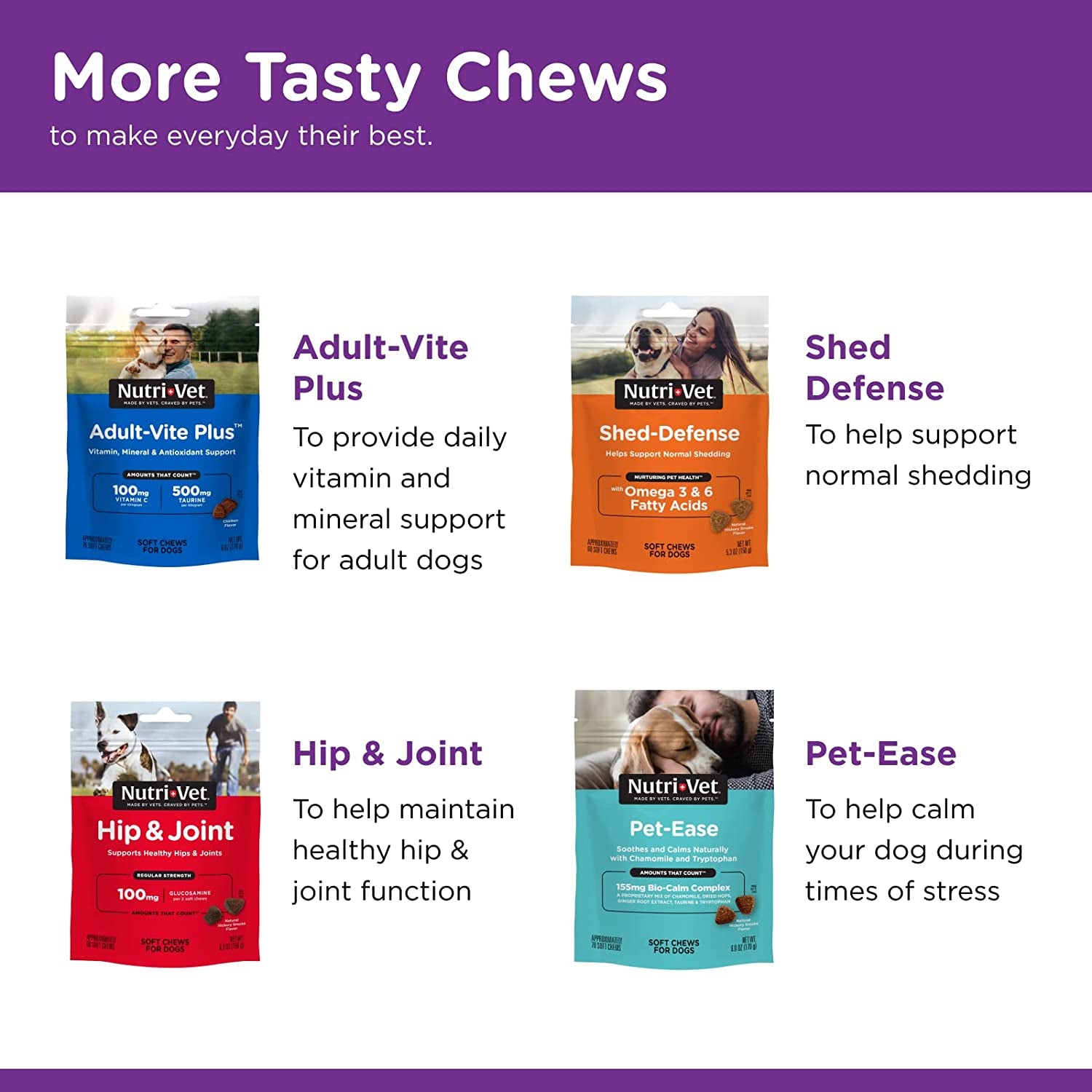 Nutri-Vet Pre and Probiotic Soft Chews for Dogs | Digestive Health Support | Tasty Alternative to Probiotic Powder | 120 Soft Chews