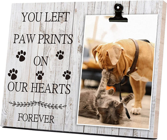 Pet Picture Frame Cat or Dog Frame 4X6 Memorial Pet Loss Picture Frame