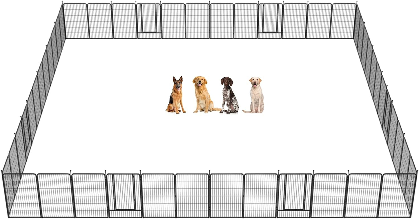 FXW Instant Dog Playpen Designed for RV Trips, 45" Height for Large Dogs│Patented