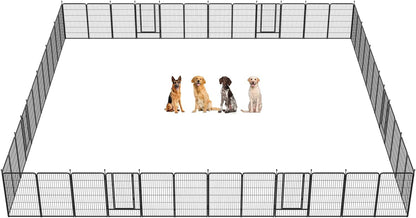 FXW Instant Dog Playpen Designed for RV Trips, 45" Height for Large Dogs│Patented