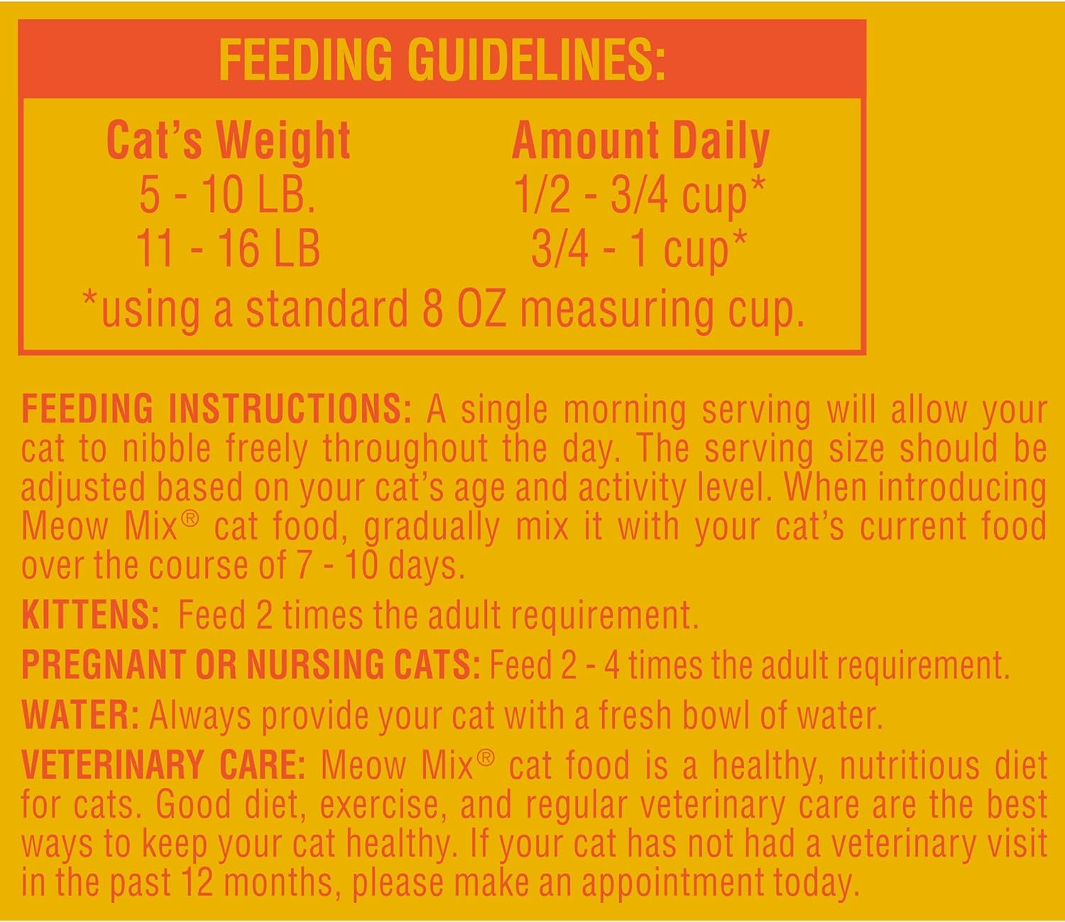 Meow Mix Original Choice Dry Cat Food, 18 Ounce (Pack of 6), Complete & Balanced Nutrition