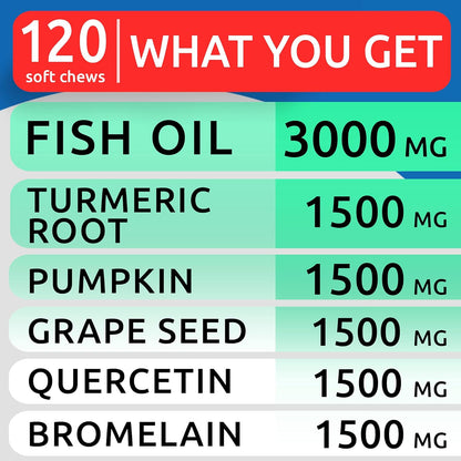 BARK&SPARK Dog Allergy Relief Chews (240 Immune Treats) - Anti-Itch Skin & Coat Supplement - Omega 3 Fish Oil - Itchy Skin Relief Treatment Pills - Itching & Paw Licking - Dry Skin & Hot Spots - Bacon