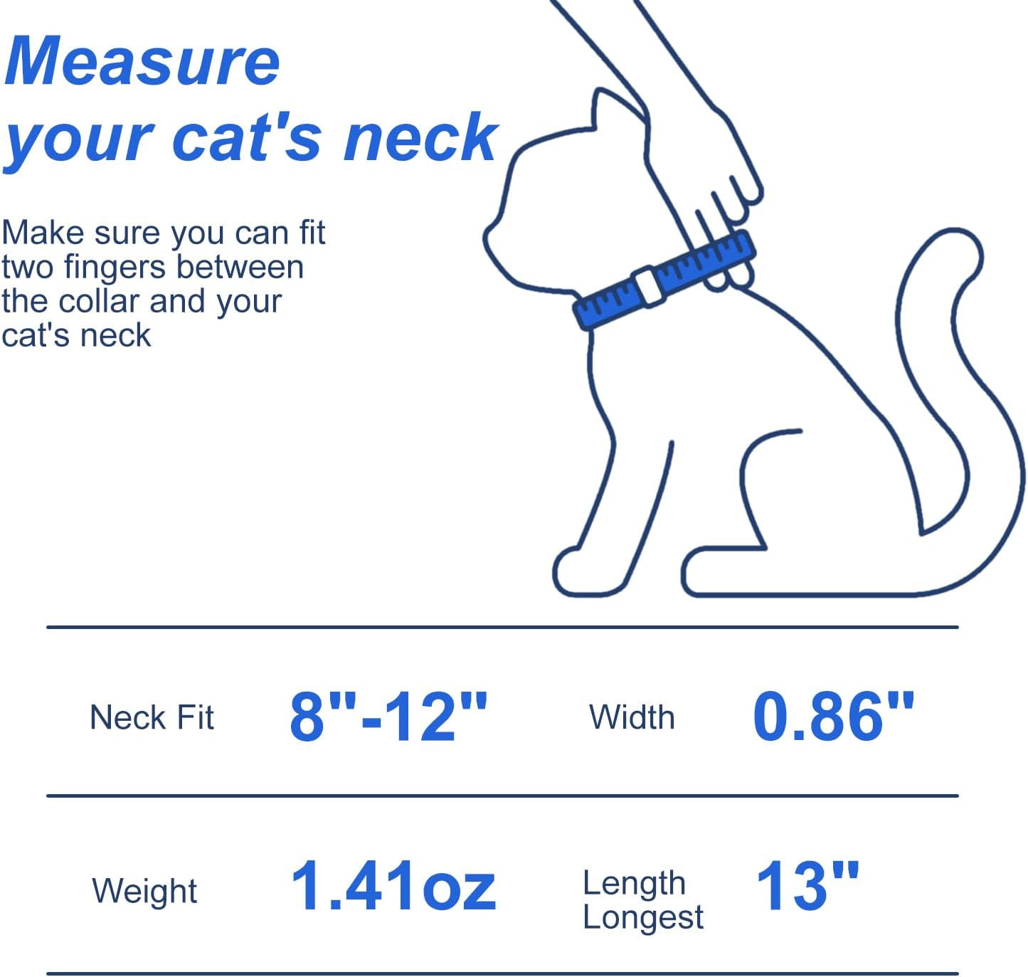 1080P Cat Camera Collar, HD Mini Body Camera for Cats, No Need App or Wifi, 32GB Video Record Camera, Adjustable Safety Leather Strap (Neck Fit 8"-12"), Collar Camera See Life through Your Cat'S Eyes