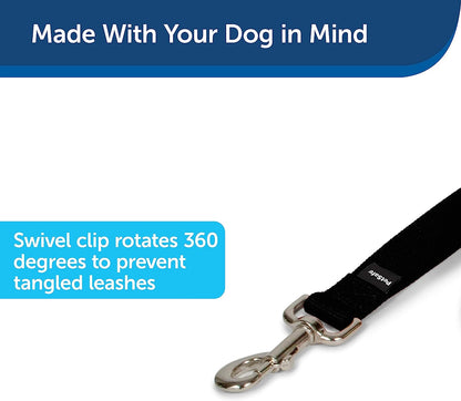 Petsafe Nylon Dog Leash - Strong, Durable, Traditional Style Leash with Easy to Use Bolt Snap - 3/4 In. X 4 Ft., Royal Blue