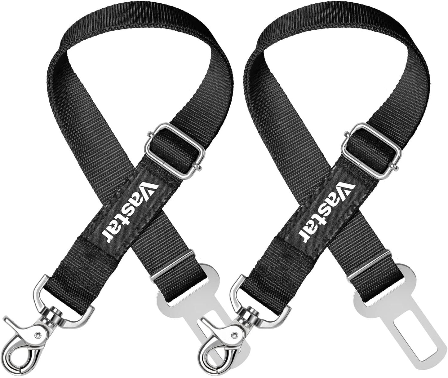 Vastar 2 Packs Adjustable Pet Dog Cat Car Seat Belt Safety Leash Vehicle Seatbelt