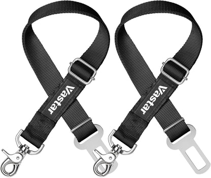 Vastar 2 Packs Adjustable Pet Dog Cat Car Seat Belt Safety Leash Vehicle Seatbelt Harness