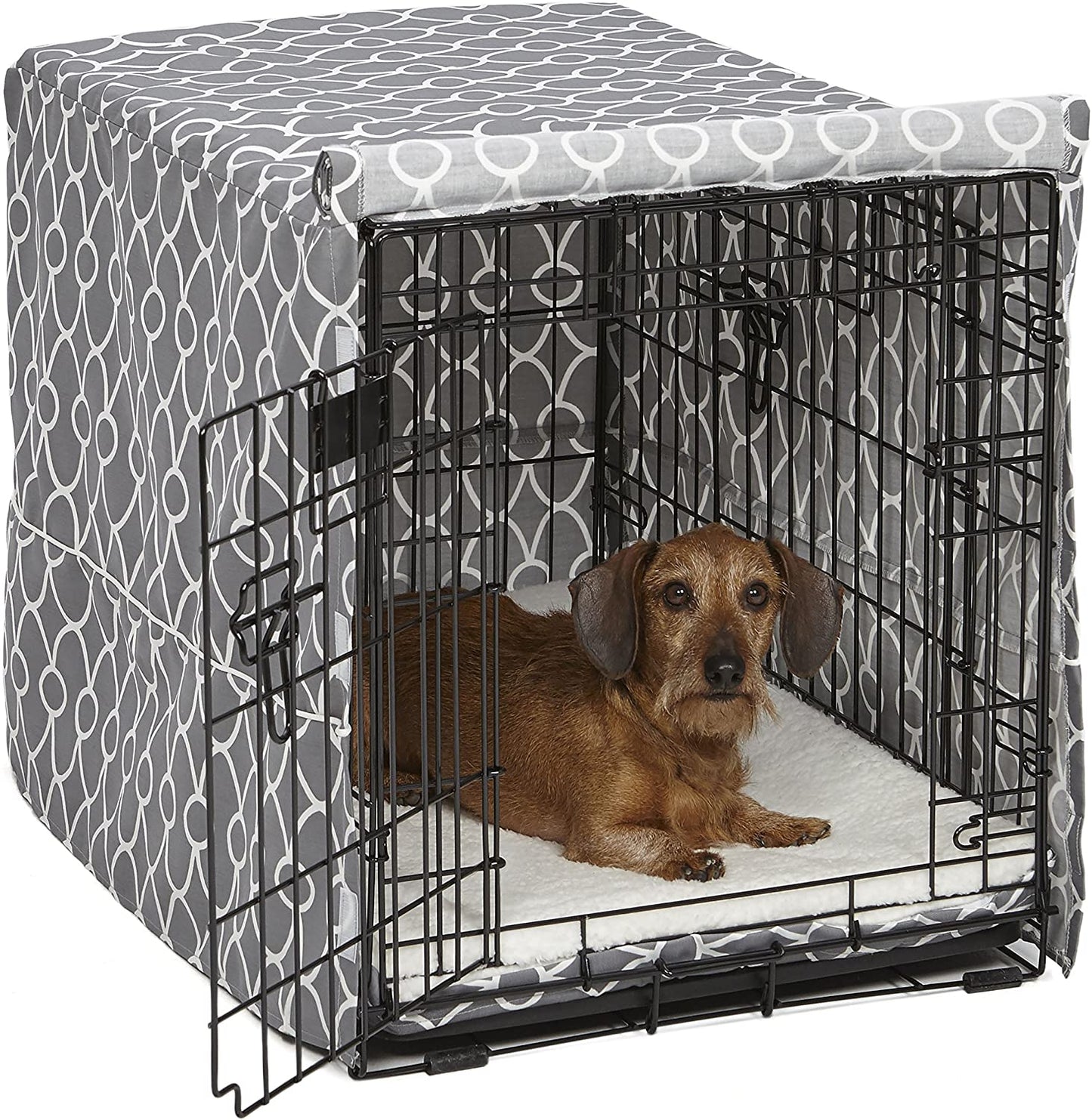 Midwest Homes for Pets Dog Crate Cover, Privacy Dog Crate Cover Fits Midwest Dog Crates, Machine Wash & Dry 30-Inch