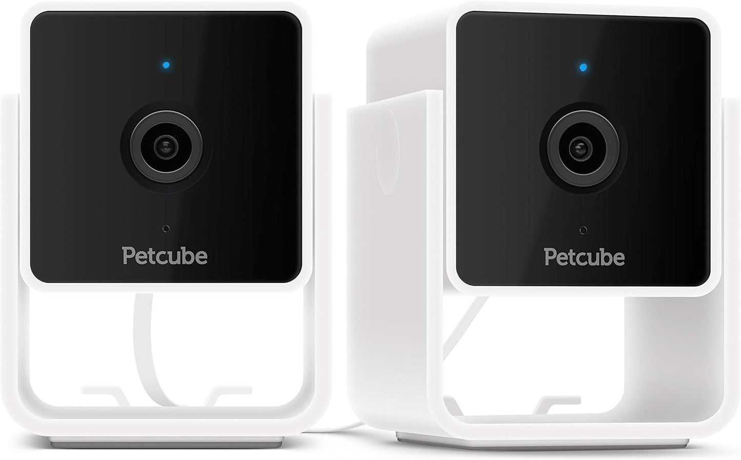 Petcube Cam the Pack of 2 | Indoor Wi-Fi Pet and Security Camera with Phone App, Pet Monitor with 2-Way Audio and Video, Night Vision, 1080P HD Video and Smart Alerts for Ultimate Home Security…