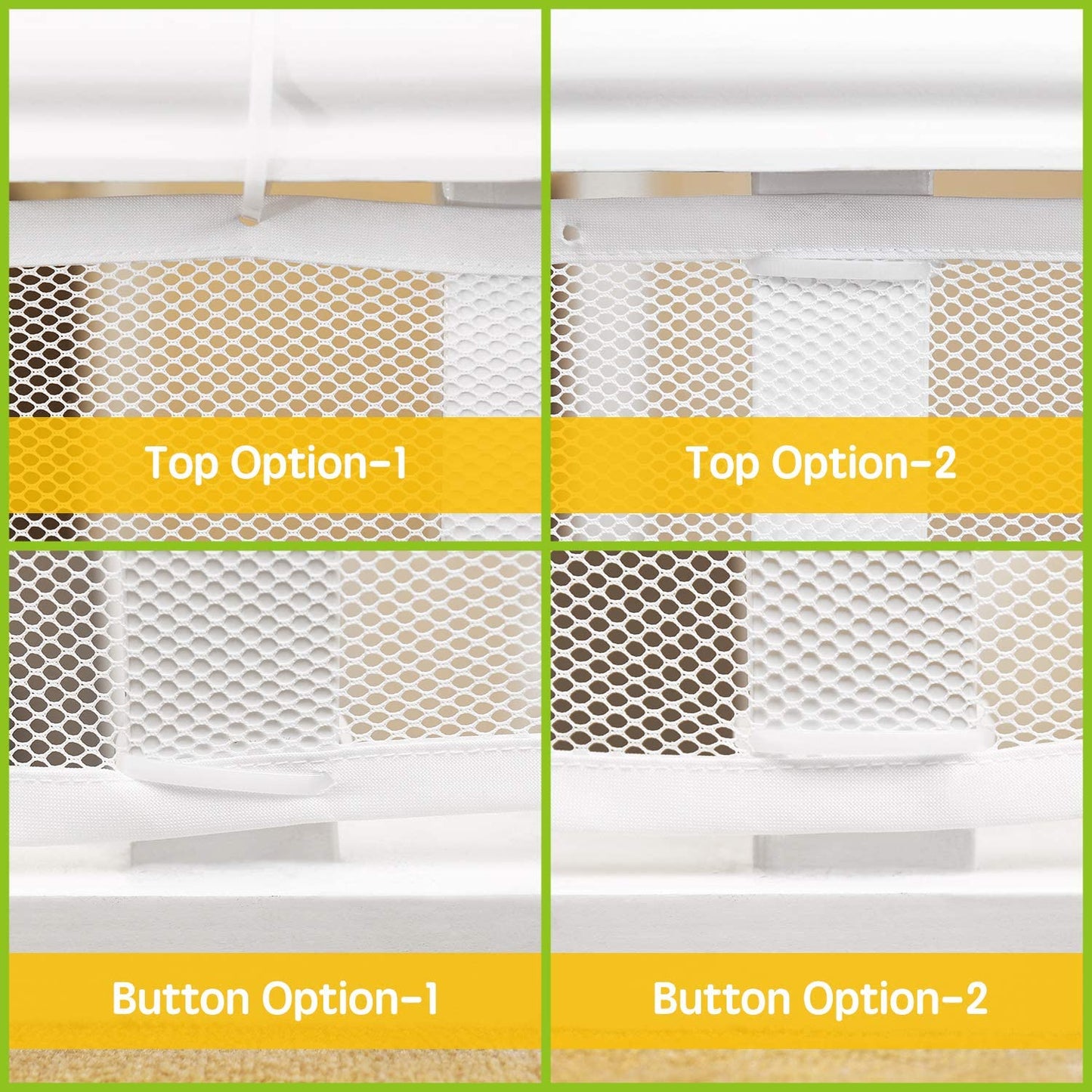 Banister Guard for Baby - 10Ft X 3Ft, Child Safety Net, Stair Railing Proof Mesh for Kids, Toys, Pets - White