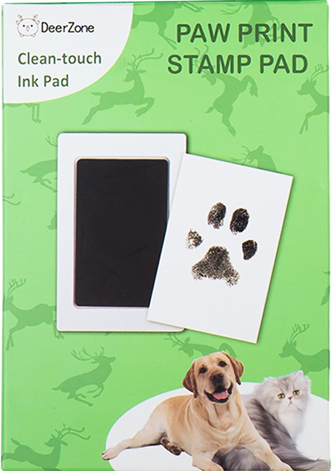 Inkless Paw Print Kit,Dog Paw Print Kit,Dog Nose Print Kit,Clean Touch Ink Pads and Imprint Cards,Pet Paw Print Impression Kit for Dogs Cats Footprint Keepsake