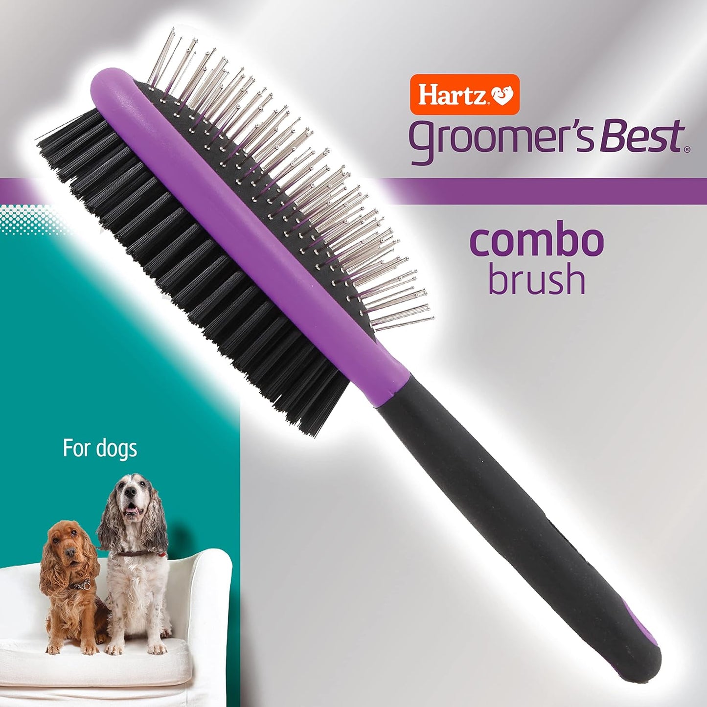 Hartz Groomer'S Best Combo Dog Brush, Multi-Colored