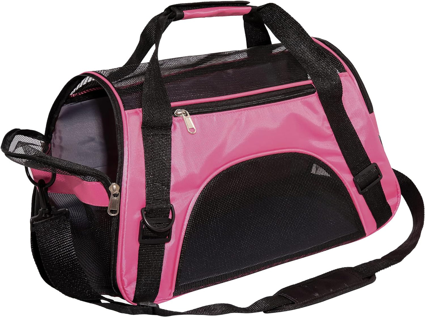 Pet Carrier Soft-Sided Carriers for Cat Carriers Dog Carrier for Small Medium Cats Dogs Puppies Pet Carrier Airline Approved up to 15 Lbs Cat Dog Pet Travel Carrier (Medium,Black)