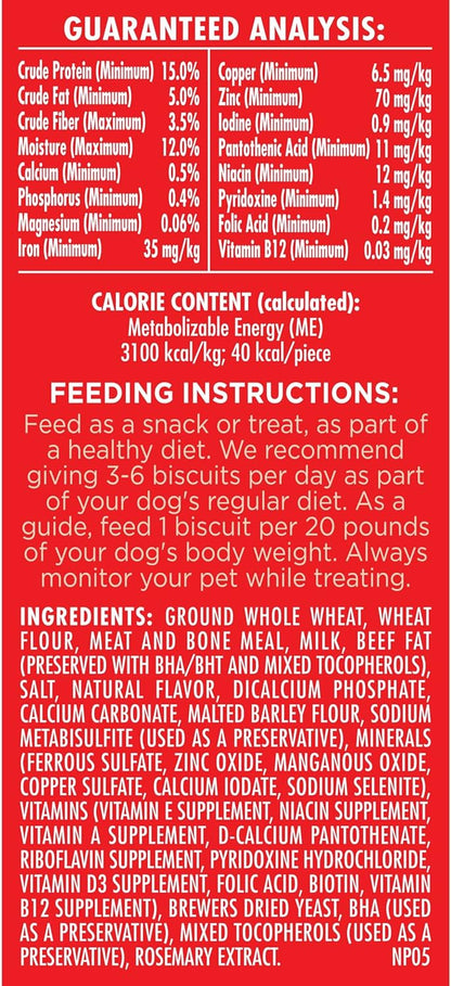 Milk-Bone Original Dog Treats for Medium Dogs, 24 Ounce, Crunchy Biscuit Helps Clean Teeth