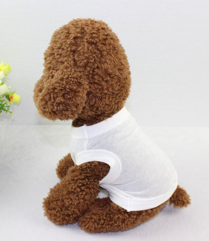 Dogs Shirts Black Vest Clothing for Dogs Cats Medium Dog Vacation Shirt Male Dog Clothing Puppy Summer Clothes Boy Cotton Summer Shirt Small Dog Cat Pet Clothes Vest T-Shirt Apparel