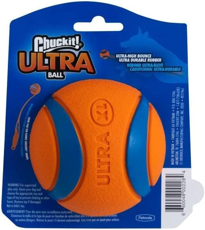 Chuckit Ultra Ball Dog Toy, XL (3.5 Inch Diameter), Pack of 1, for Breeds 100+ Lbs