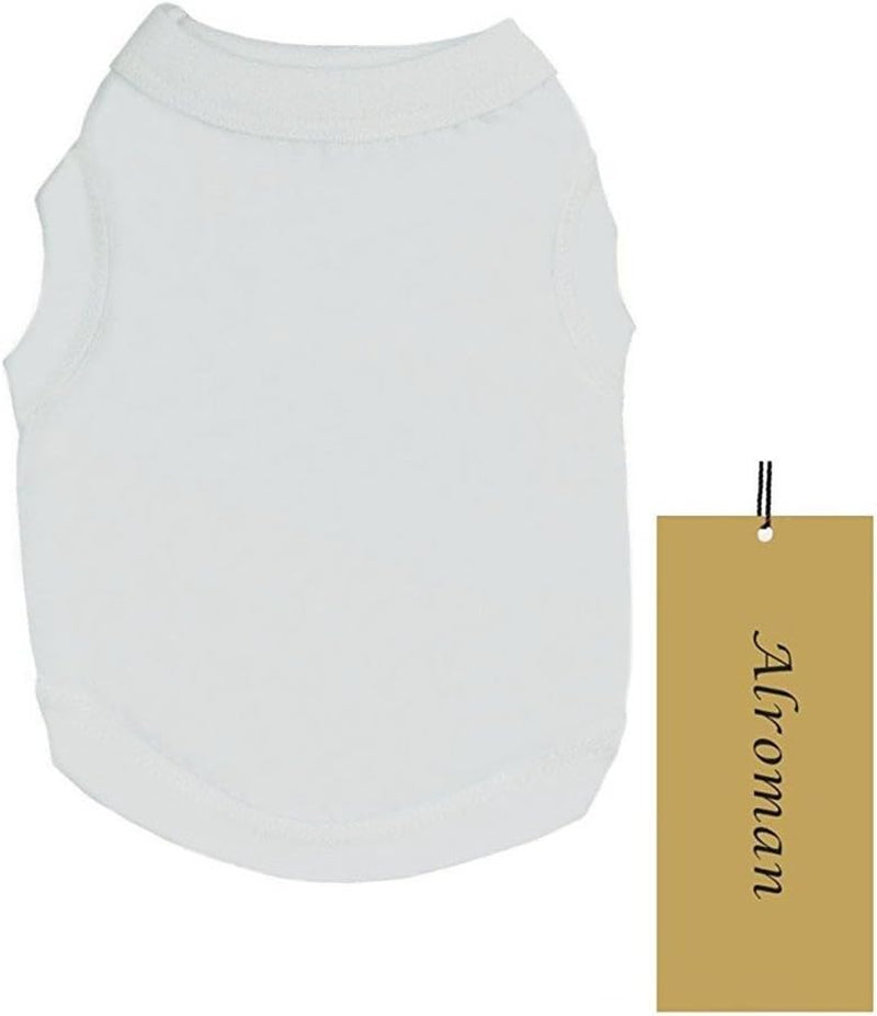 Dogs Shirts Red Vest Clothing for Dogs Cats XL Dog Vacation Shirt Female Dog Clothing Puppy Summer Clothes Girl Cotton Summer Shirt Small Dog Cat Pet Clothes Vest T-Shirt Apparel