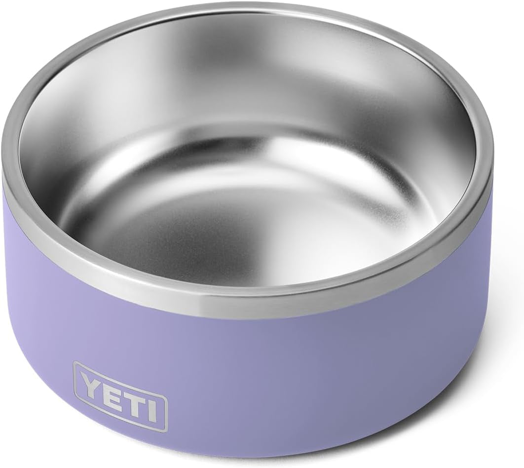 YETI Boomer 8, Stainless Steel, Non-Slip Dog Bowl, Holds 64 Ounces, Cosmic Lilac