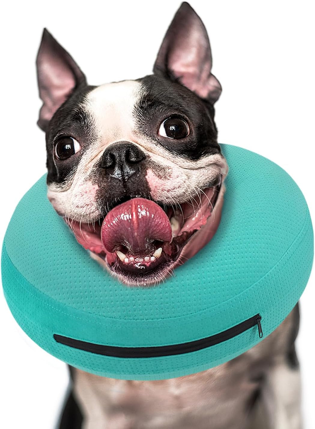 Supet Inflatable Dog Cone Collar for Large Medium Small Dogs, Soft Cone Collar for Dogs Puppies Cats, E Collar Dog Cone Alternative after Surgery