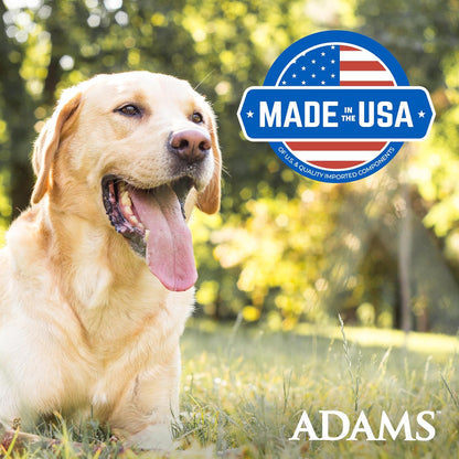 Adams plus Flea & Tick Collar for Dogs, 7-Month Protection, Adjustable Collar Fits Large Dogs & Puppies, Kills & Repels Fleas, Flea Eggs, Flea Larvae and Ticks, Kills Tick Larvae and Tick Nymphs, Blue