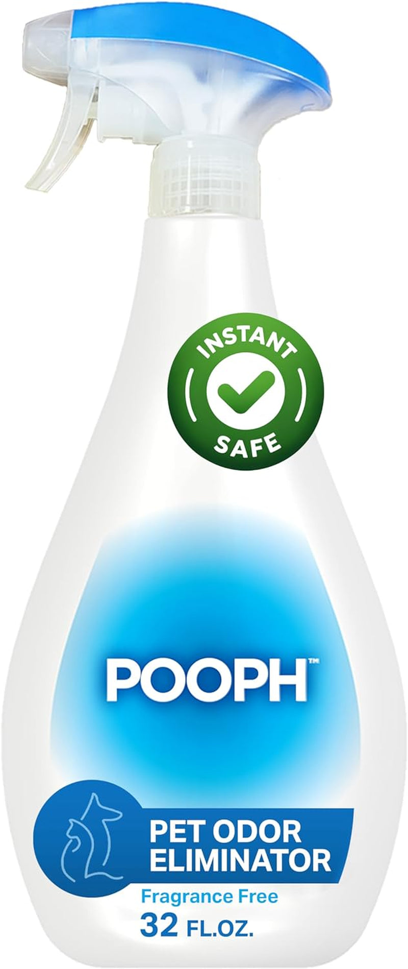 Pooph Pet Odor Eliminator and Litter Box Deodorizer - 2-32Oz Bottles - Dismantles Odors on a Molecular Basis, Freshens Cat Litter Boxes, Removes Urine, Feces, and Ammonia Odors