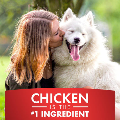 Dog Treats, Chicken Jerky for Dogs, Made with 100% Real Chicken Breast, 16 Ounces, Healthy, Easily Digestible, Long-Lasting, High Protein Dog Treat, Satisfies Dog'S Urge to Chew