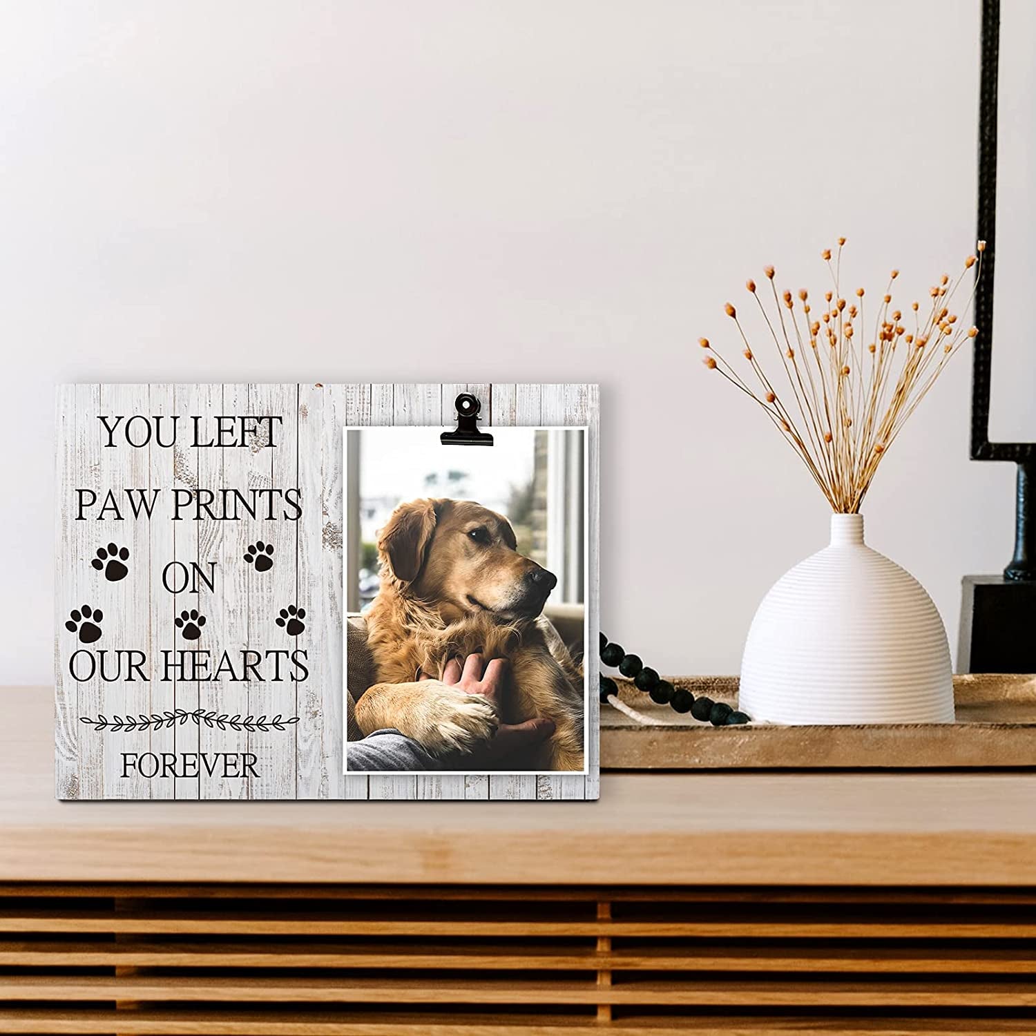 Dog Memorial Picture Frame Pet Memorial Gifts Pet Loss 4X6 Photo Frame