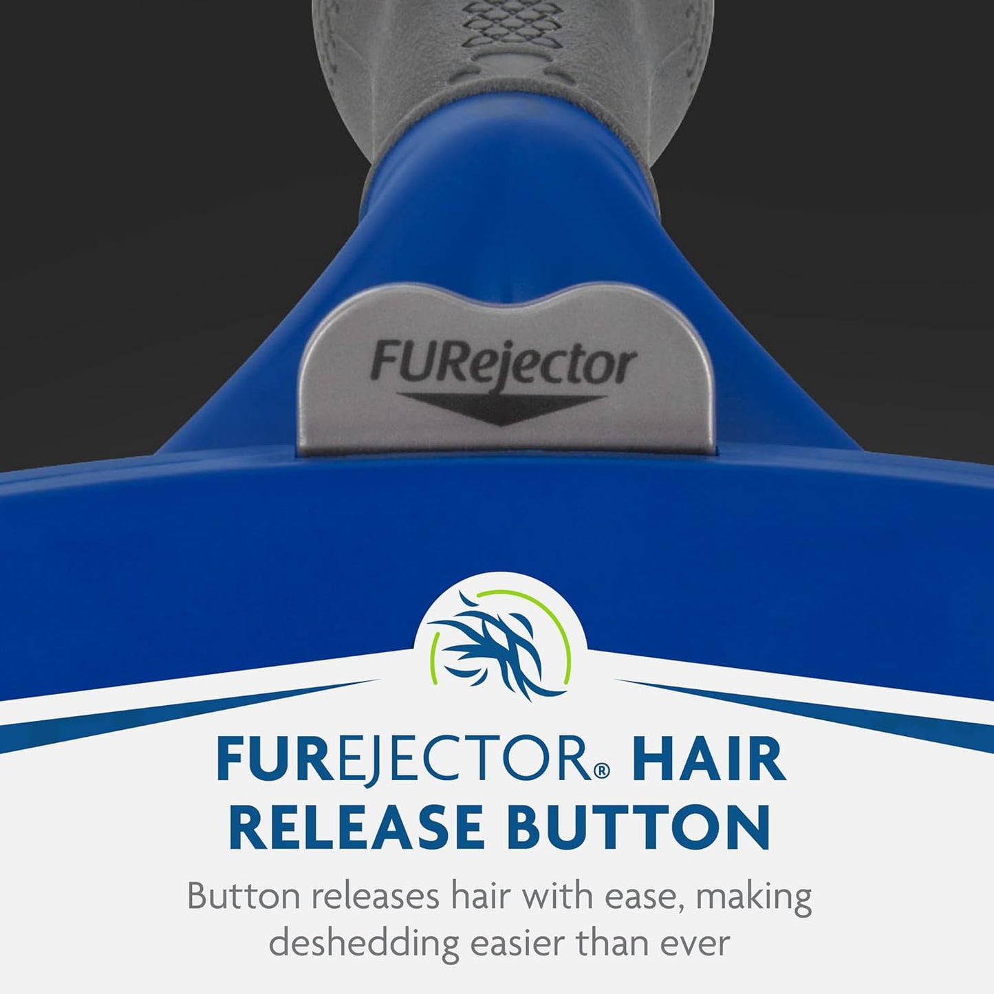 Furminator Undercoat Deshedding Tool for Dogs, Deshedding Brush for Dogs, Removes Loose Hair and Combats Dog Shedding,Blue