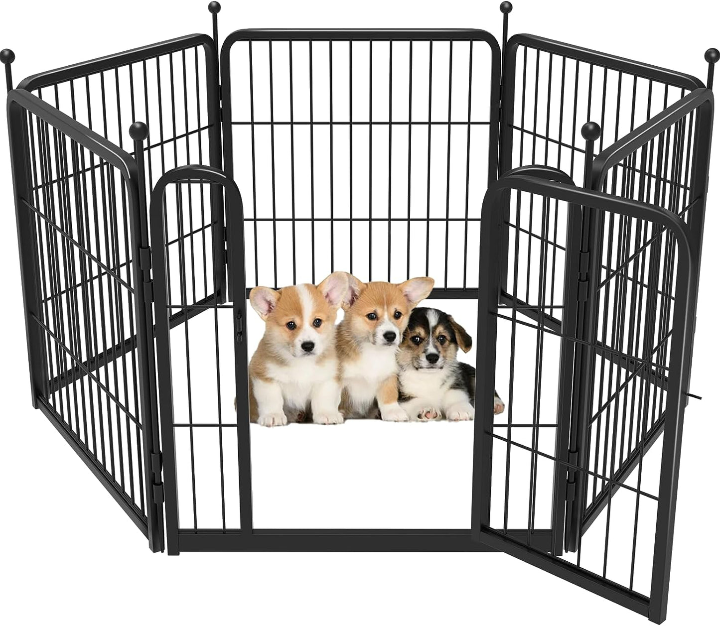 FXW Rollick Dog Playpen for Yard, RV Camping│Patented, 24 Inch 6 Panels