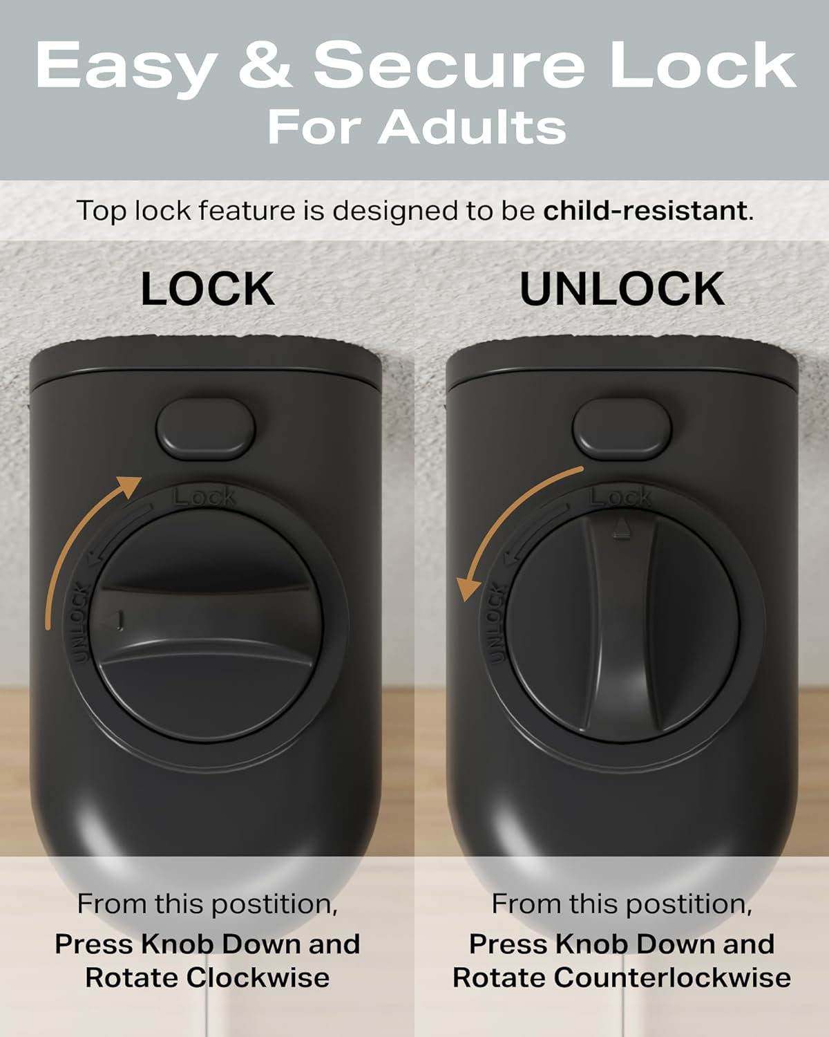 Cumbor Retractable Baby Gate for Stairs Indoor, Extends up to 55" Wide Mesh Dog Gate for Doorways, 34" Tall Safety Dog Gates for the House, Easy to Use Pet Gate for Stairway & Ourdoors, Black