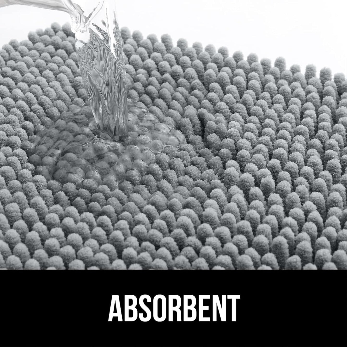 OLANLY Dog Door Mat for Muddy Paws, Absorbs Moisture and Dirt, Non-Slip Washable Mat, Quick Dry Microfiber, Mud Mat for Dogs, Entry Indoor Door Mat for inside Floor(30X20 Inches, Atlantic Blue)