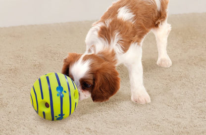 Wobble Wag Giggle Ball, Interactive Dog Toy, Fun Giggle Sounds When Rolled or Shaken, Pets Know Best, as Seen on TV