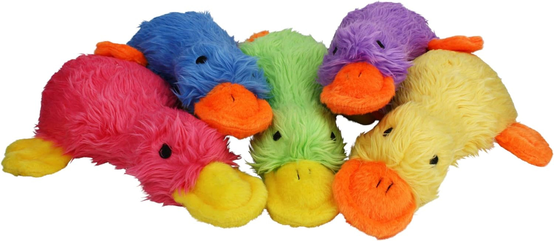 Multipet Plush Dog Toy Squeakers and Crinkle (Teletubbies (4 Pack))