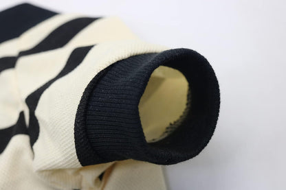 Small Dog Clothes Striped Dogs Shirts Bulldog Sweater Pet Jumpers for Small Medium Dogs, Medium, Light Yellow