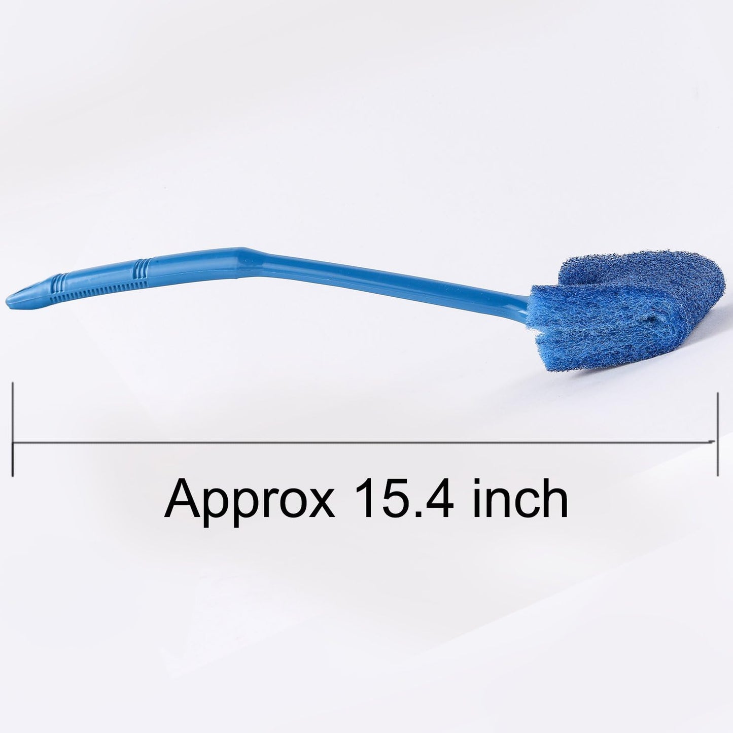 SLSON Aquarium Algae Scraper Double Sided Sponge Brush Cleaner Long Handle Fish Tank Scrubber for Glass Aquariums and Home Kitchen,15.4 inches