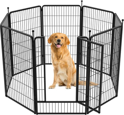 FXW Instant Dog Playpen Designed for RV Trips, 45" Height for Large Dogs│Patented