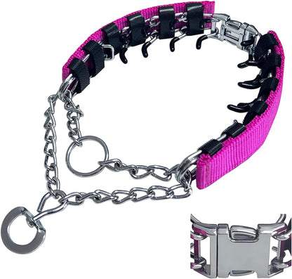 No Pull Dog Collar,Adjustable Dog Basic Collar with Quick Release Buckle