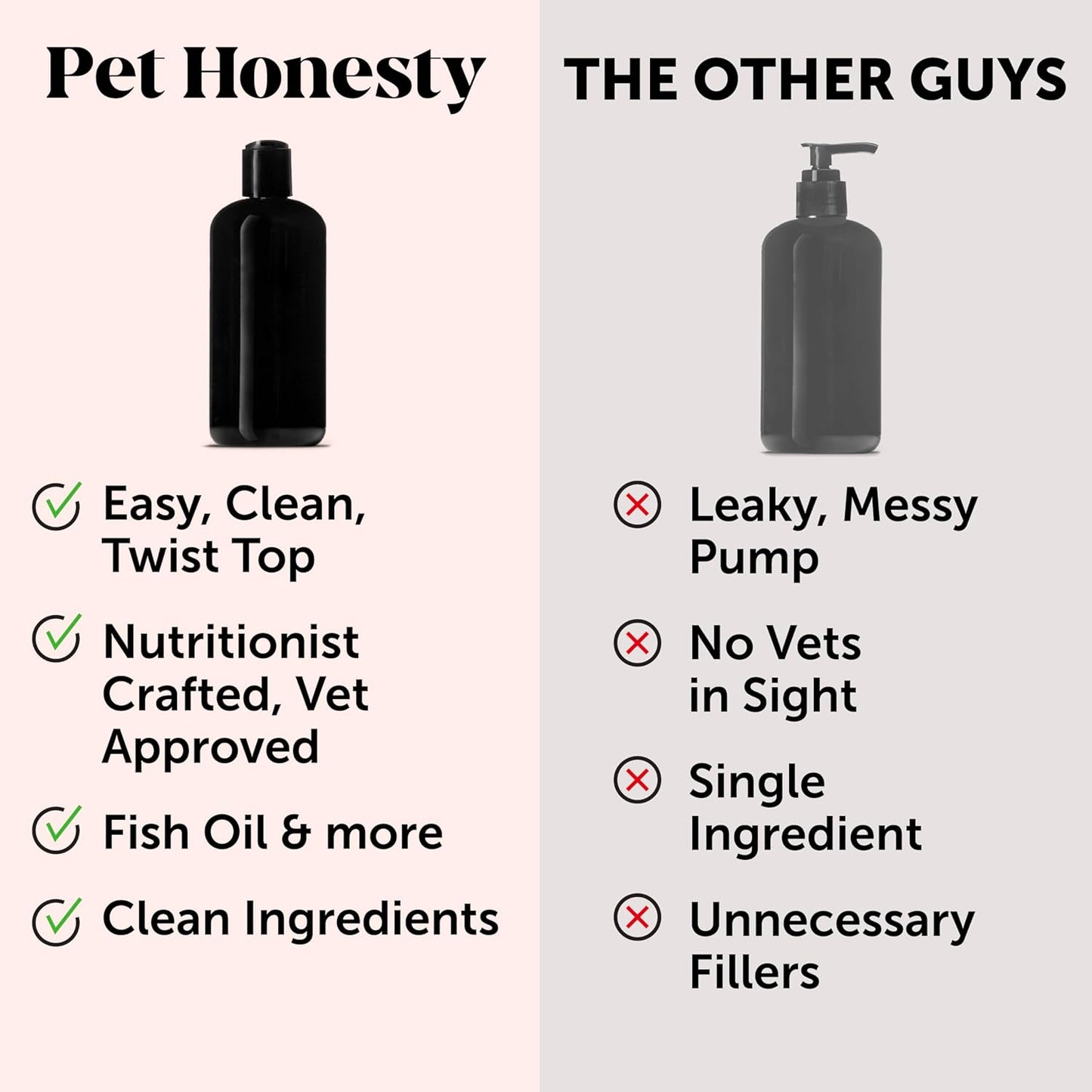 Pet Honesty Dog Skin and Coat Supplement with Salmon Oil for Dogs - Allergy Itch Relief + Skin & Coat Health, Dog Food Topper Bone Broth with Salmon Oil, Collagen, Biotin + Vitamin E (12 Oz)