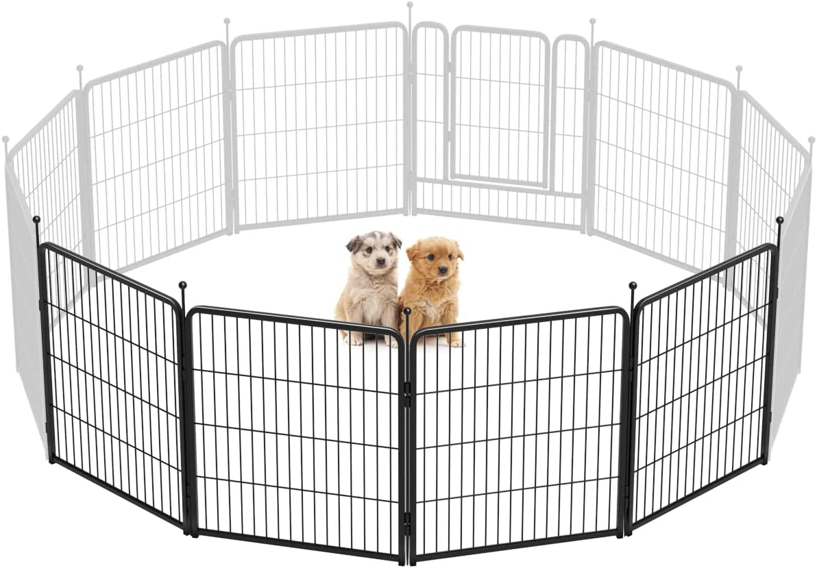 FXW Rollick Dog Playpen for Yard, RV Camping│Patented, 32 Inch 4 Panels