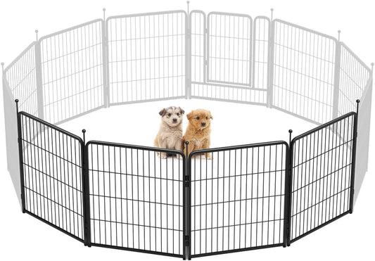 FXW Rollick Dog Playpen for Yard, RV Camping│Patented, 32 Inch 4 Panels