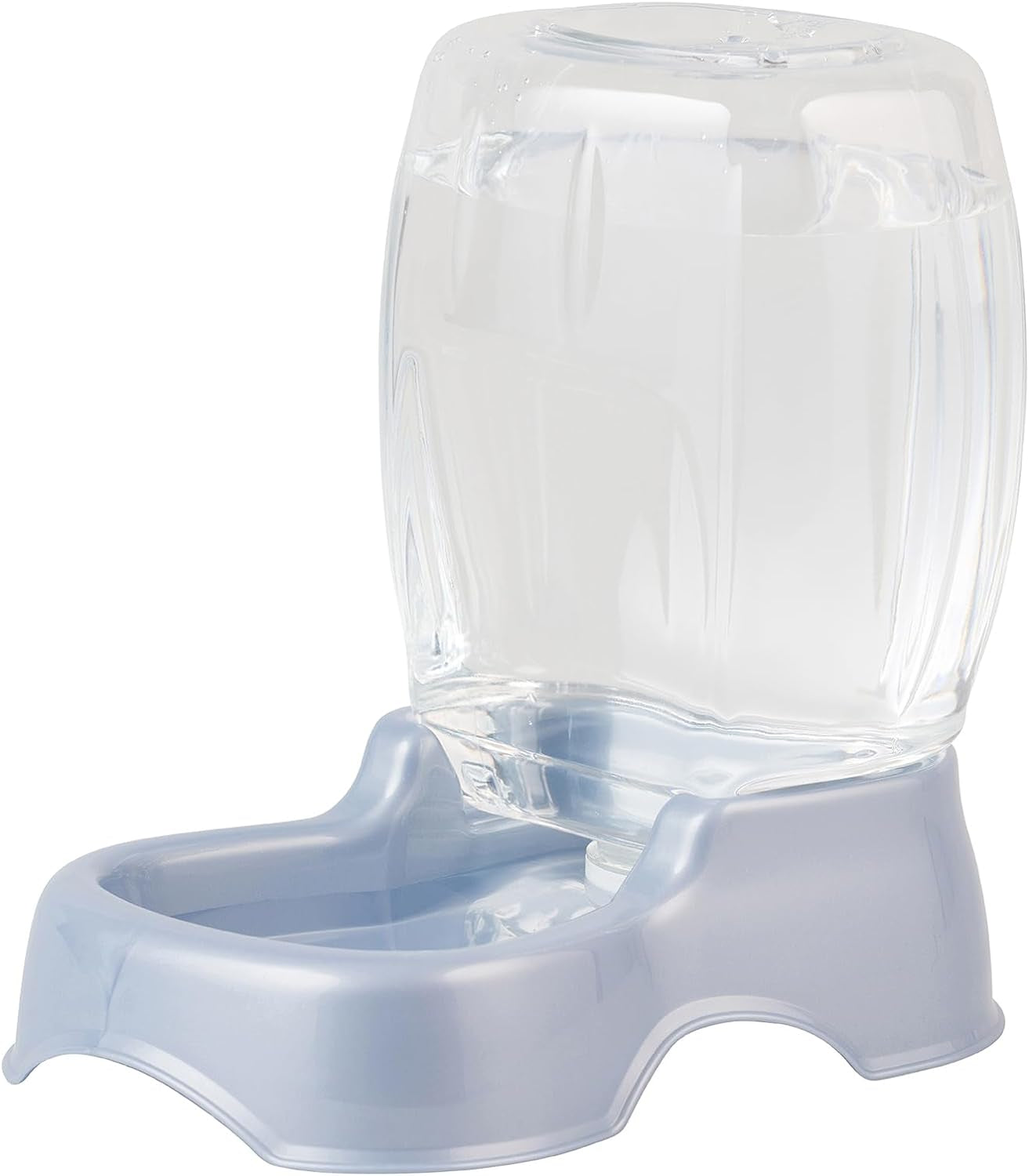 Petmate Pet Cafe Waterer Cat and Dog Water Dispenser 4 Sizes, Pearl White, Made in USA