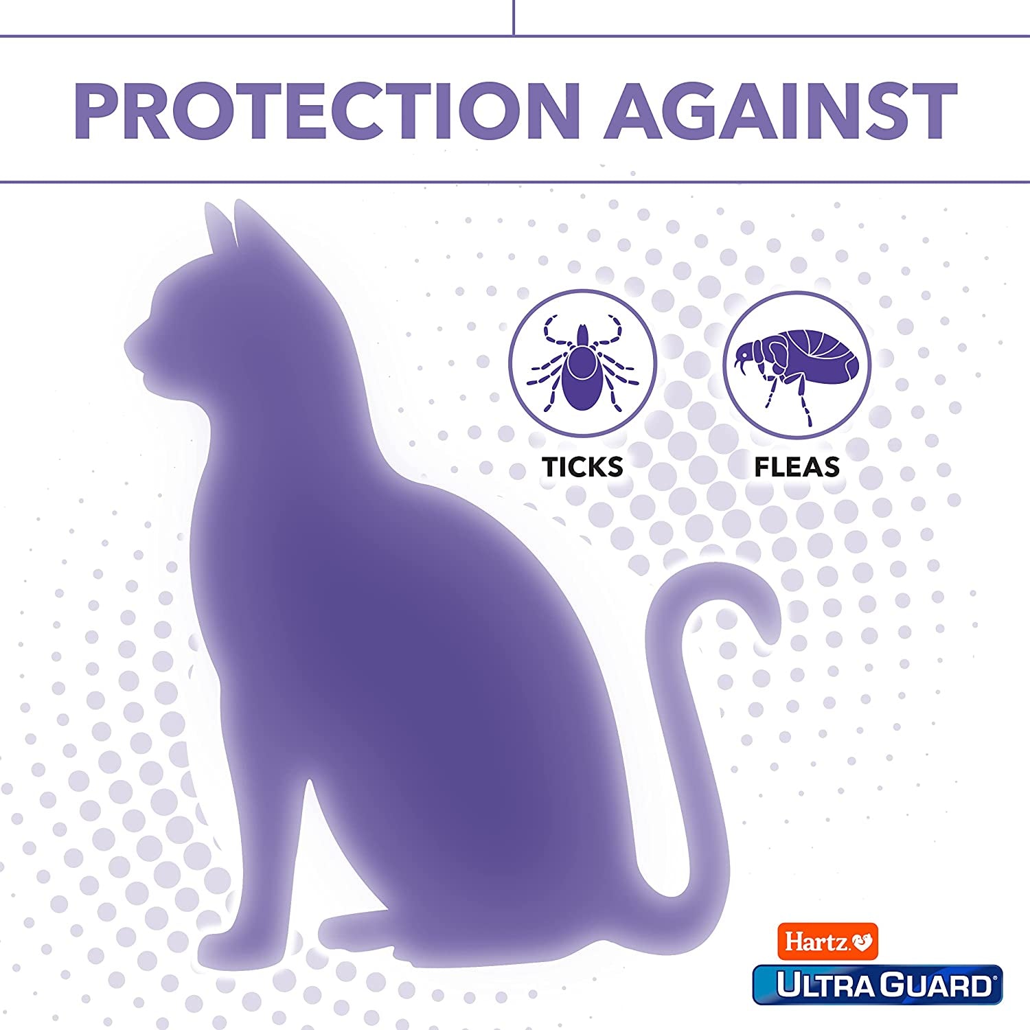 Hartz Ultraguard Purple Flea & Tick Collar for Cats and Kittens - 7 Month Protection