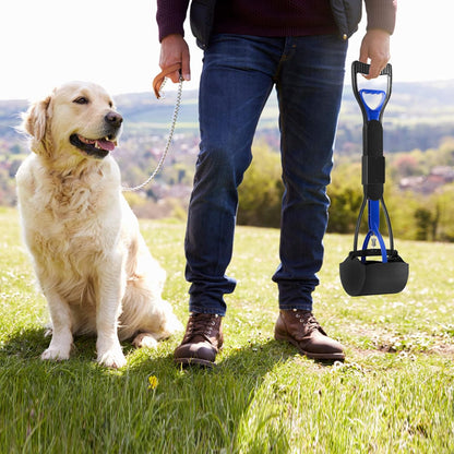 UPSKY Pooper Scooper for Large Small Dogs, Folding Dog Poop Scooper, Durable Spring and Premium Materials，Easy to Use for Grass, Dirt, Gravel Pick Up Shovel