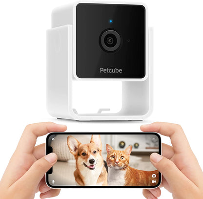 Petcube Cam 360 the Pack of 2 Camera | Ultimate Interactive Wifi Pet and Home Security Pan-Tilt Camera with Phone App, 1080P HD Video, 360° Rotation, Night Vision, Smart Alerts for Home Surveillance