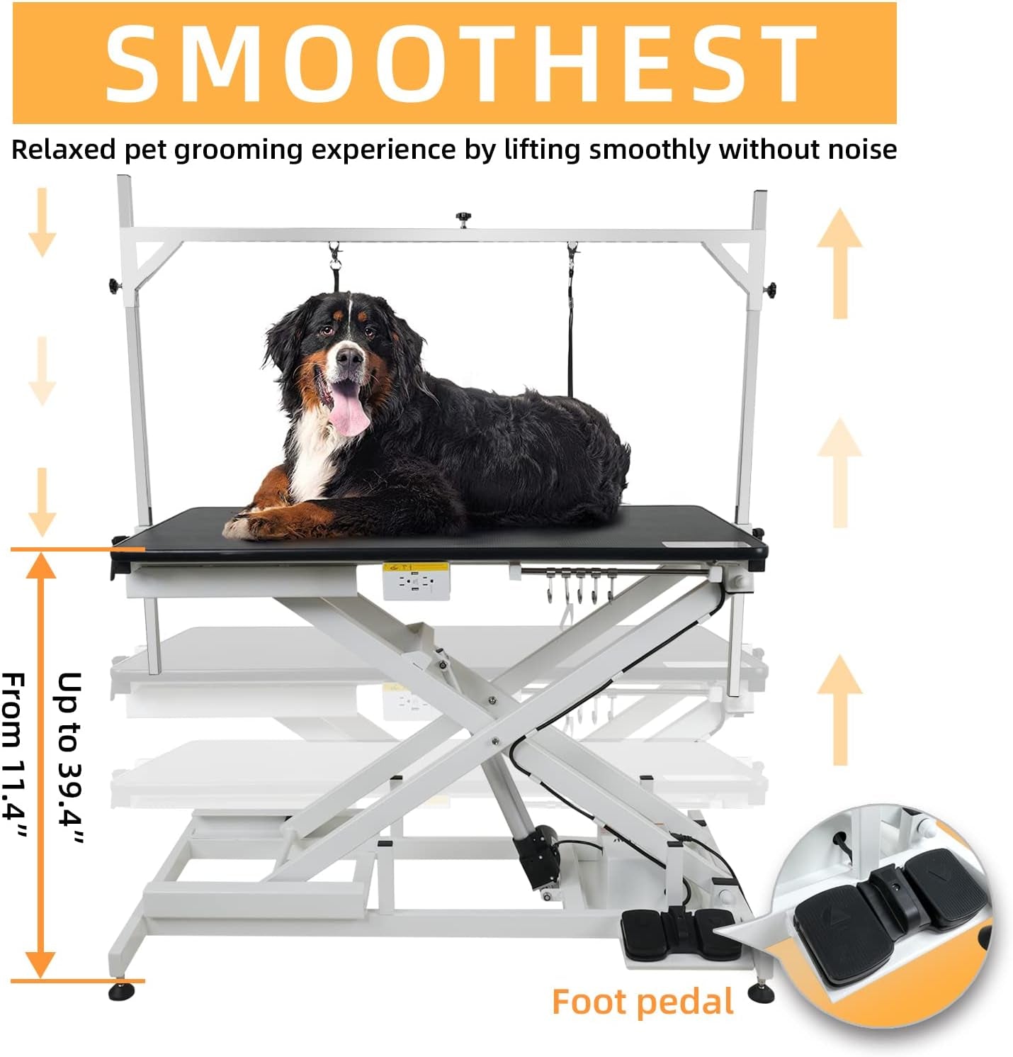 shernbao Pet Dog Grooming Table Electric & Heavy Duty 50in