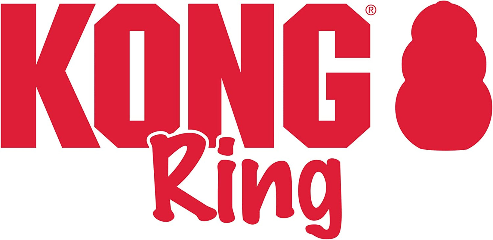 KONG Ring - Natural Rubber Ring Toy for Healthy Chewing Habits - Chew Toy Supports Dog Dental Health - Dog Toy Supports Instincts during Playtime - for Small/Medium Dogs