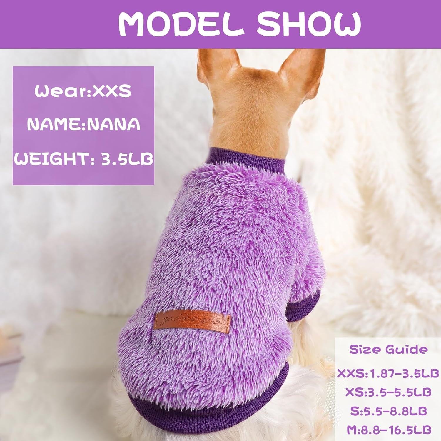 XXS Dog Sweater Dog Sweaters for Small Dogs Girl Dog Clothes Girl Dog Sweater Chihuahua Clothes Xsmall Dog Christmas Sweater Dog Clothes Dog Christmas Outfit Xs