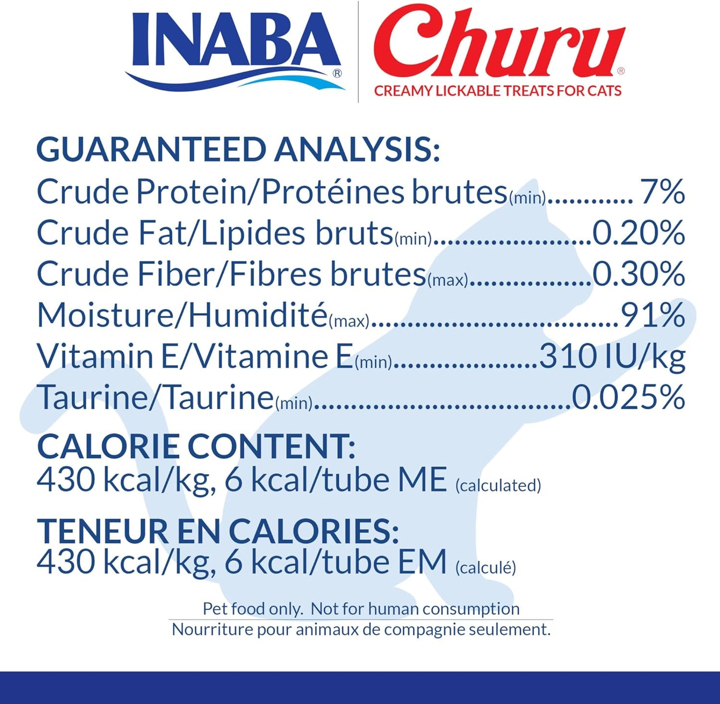 INABA Churu Cat Treats, Grain-Free, Lickable, Squeezable Creamy Purée Cat Treat/Topper with Vitamin E & Taurine, 0.5 Ounces Each Tube, 24 Tubes (4 per Pack), Chicken with Beef Recipe