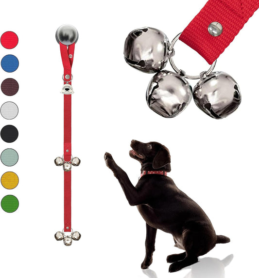 Caldwell'S Pet Supply Co. Dog Potty Bells, Dog Bells to Go Outside, Hanging Dog Door Bell for Potty Training, Quality Bell for Dogs to Ring to Go Potty, Potty Bells for Dogs, New Puppy Training Tool